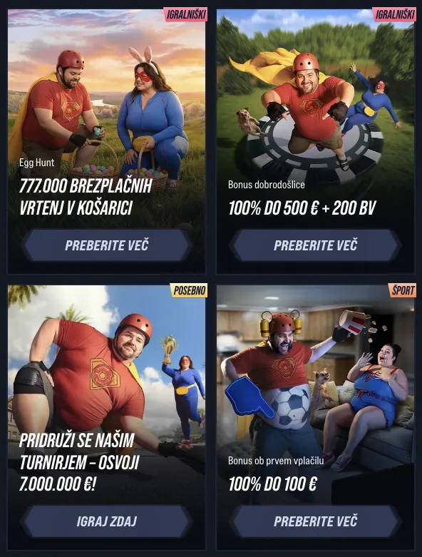 Bonusi in promocije